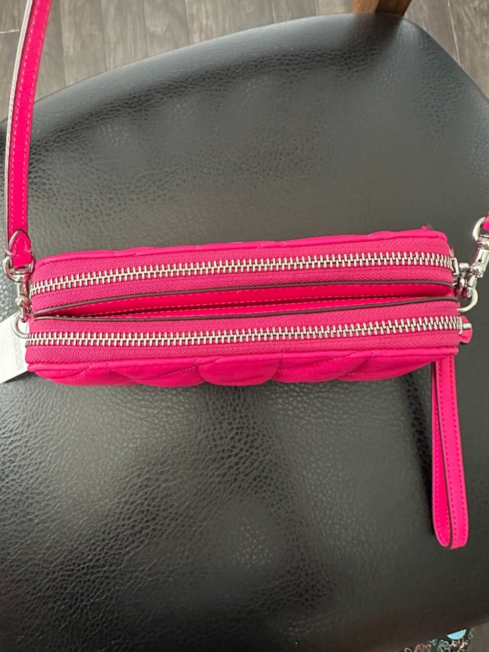 Coach Kira Pink Quilted Leather Crossbody Bag Style #C2481-CM531 *NWT* - Picture 10 of 15